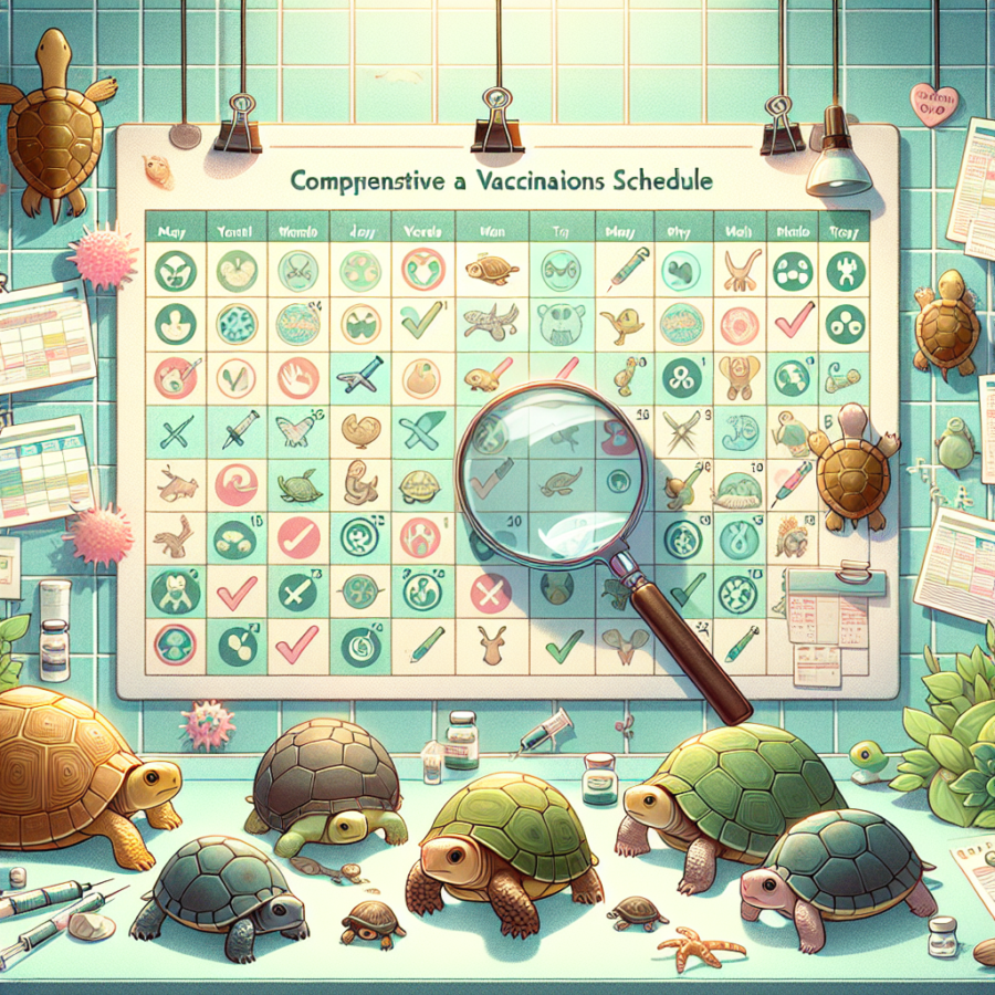 Guía completa sobre el calendario de vacunación para tortugas